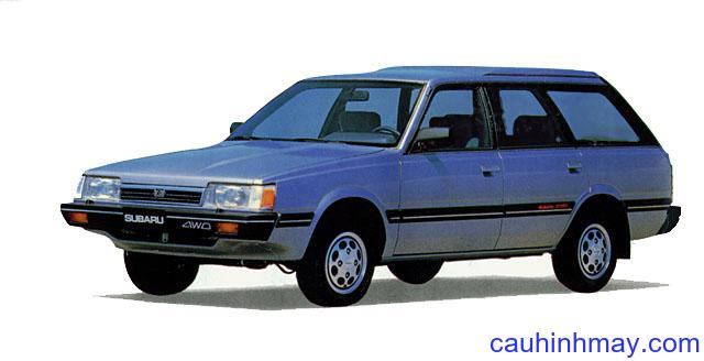 SUBARU 1.8 DL 4WD STATIONWAGON 1985 - cauhinhmay.com