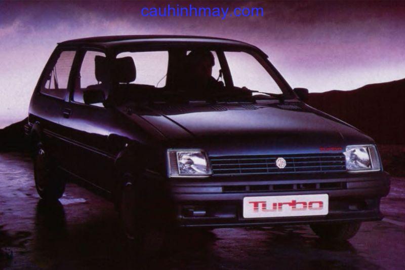 AUSTIN MG METRO TURBO 1985 - cauhinhmay.com