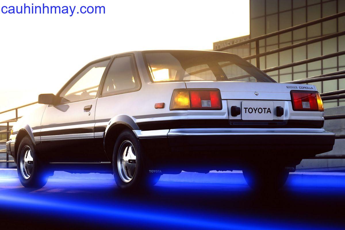 TOYOTA COROLLA COUPE 1.6I GT 1983 - cauhinhmay.com