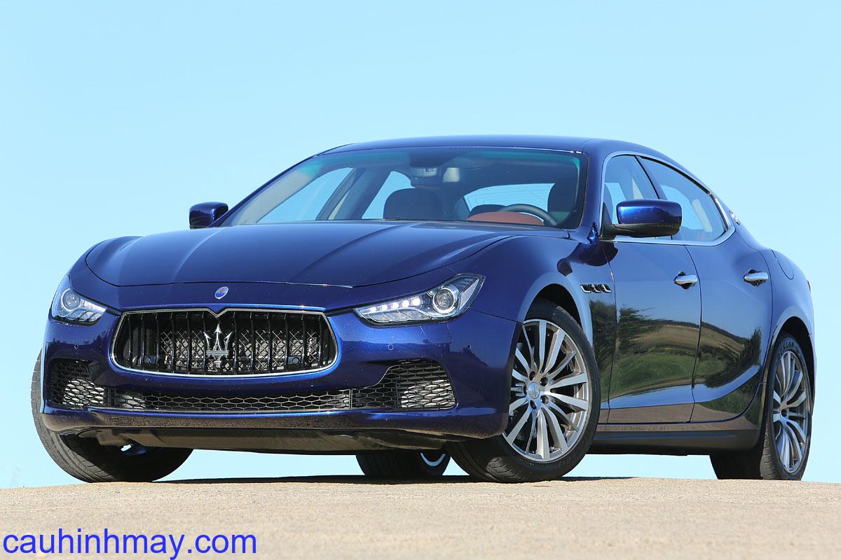 MASERATI GHIBLI S 3.0 V6 BI-TURBO 2013 - cauhinhmay.com