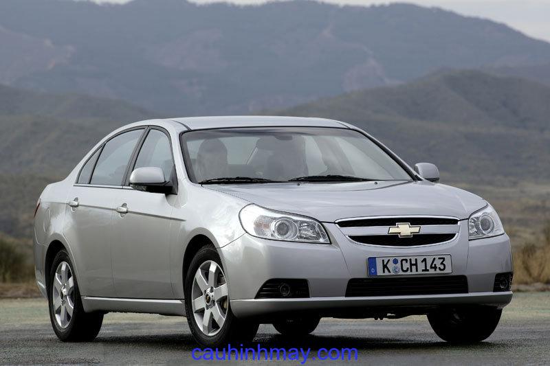 CHEVROLET EPICA 2.0 VCDI CLASS 2006 - cauhinhmay.com