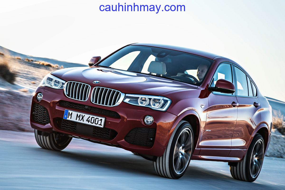 BMW X4 XDRIVE35I 2014 - cauhinhmay.com