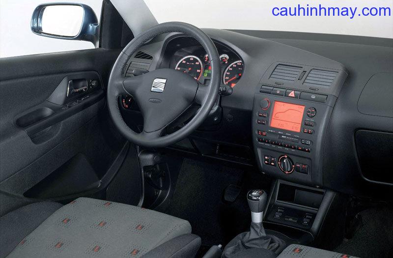 SEAT IBIZA 1.6 75HP SIGNO 1999 - cauhinhmay.com