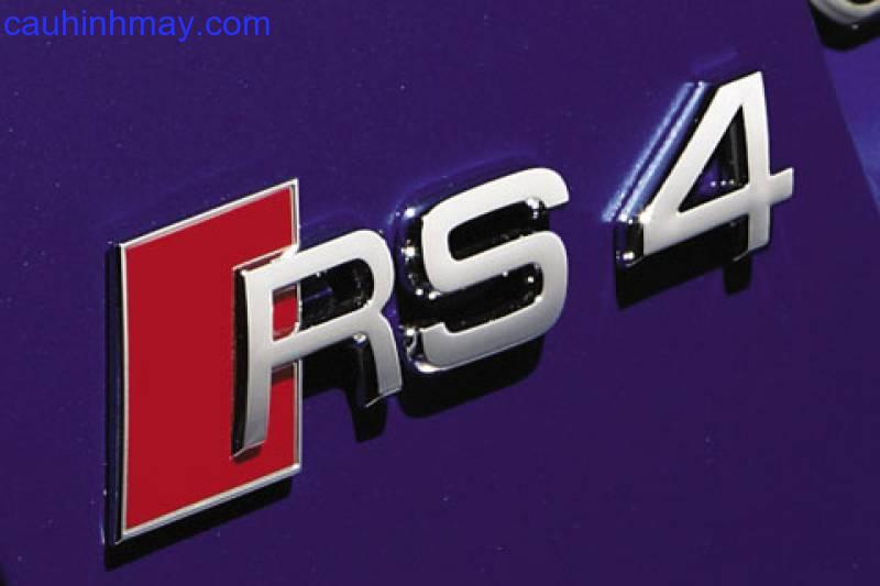 AUDI RS4 4.2 FSI QUATTRO 2005 - cauhinhmay.com
