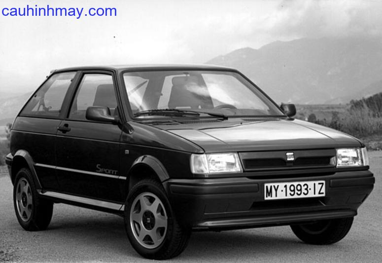 SEAT IBIZA 900 SPECIAL 1991 - cauhinhmay.com