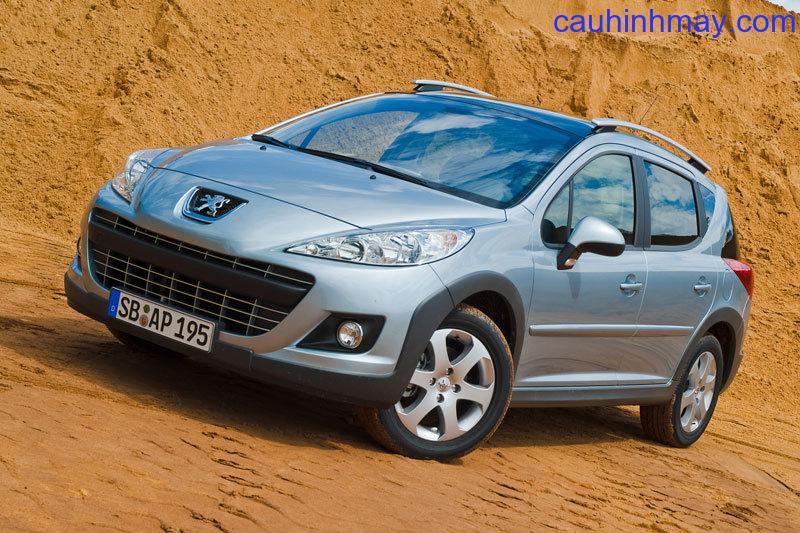 PEUGEOT 207 SW X-LINE 1.6 HDIF 90HP 2009 - cauhinhmay.com