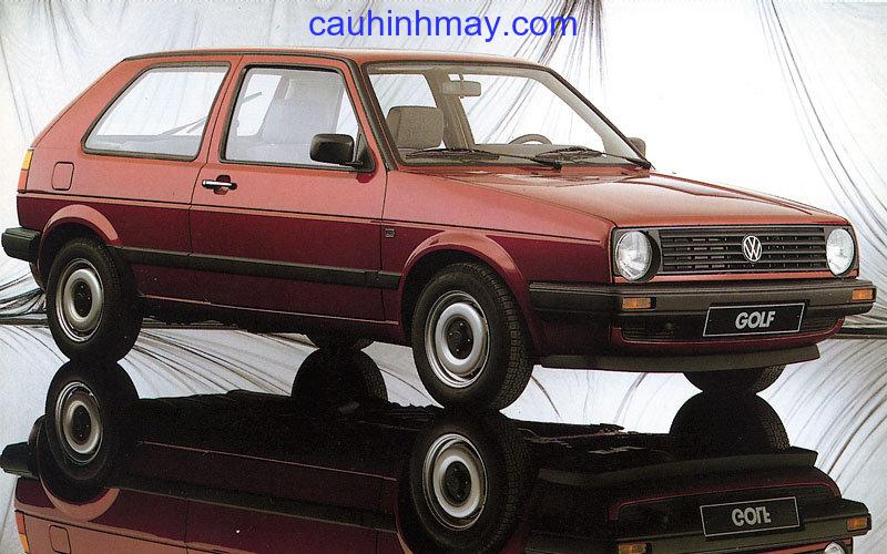 VOLKSWAGEN GOLF 1.8 CL SYNCRO 1986 - cauhinhmay.com