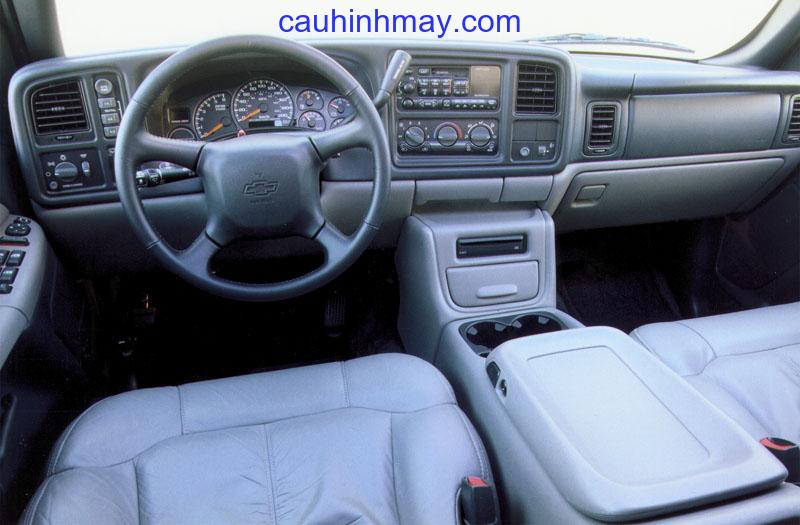 CHEVROLET TAHOE LT PREMIUM 2000 - cauhinhmay.com