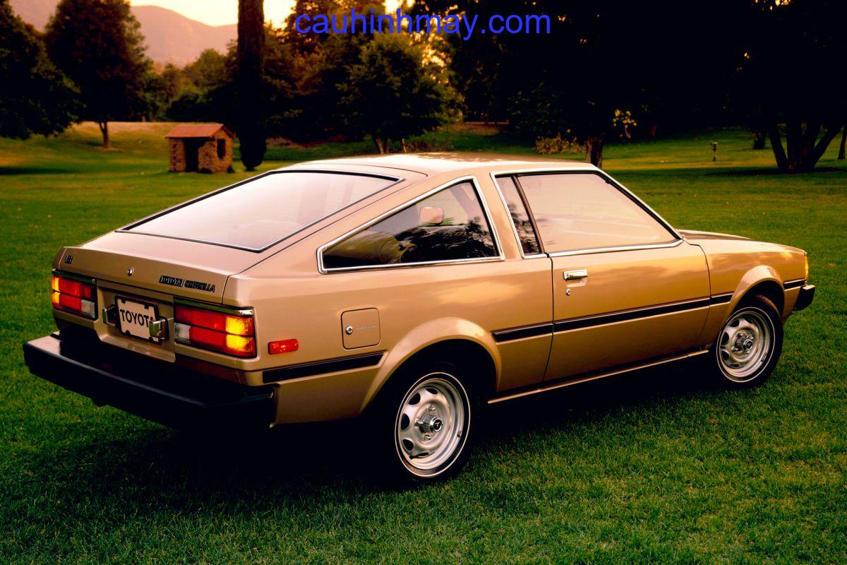 TOYOTA COROLLA COUPE 1300 DX 1980 - cauhinhmay.com