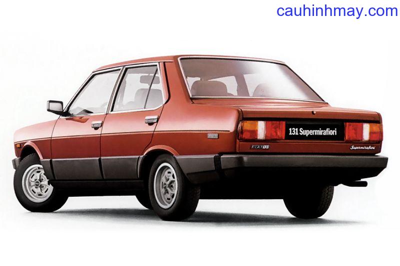 FIAT 131 2000 TC SUPER 1981 - cauhinhmay.com