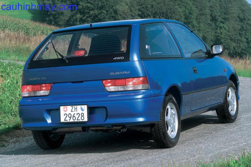 SUBARU JUSTY 1.3 GX AWD 1996 - cauhinhmay.com