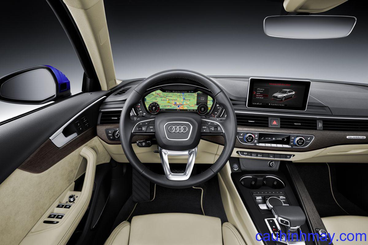 AUDI A4 AVANT 2.0 TFSI ULTRA MHEV 190HP SPORT 2015 - cauhinhmay.com