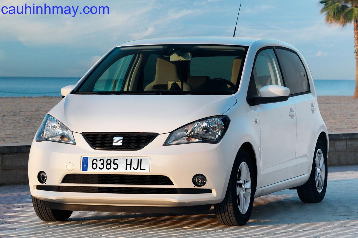 SEAT MII 1.0 68HP ECOFUEL STYLE 2012 - cauhinhmay.com