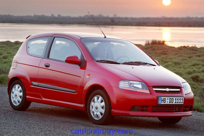 CHEVROLET KALOS 1.2 SPIRIT 2005 - cauhinhmay.com