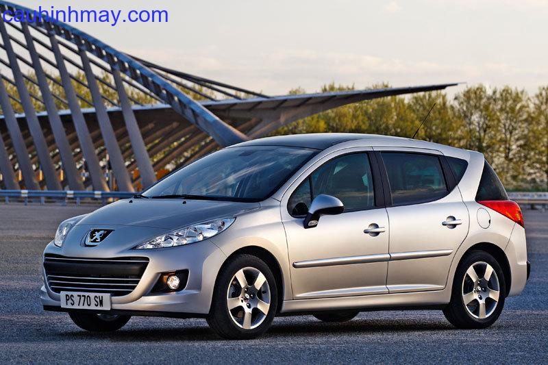 PEUGEOT 207 SW XS 1.6 HDIF 90HP 2009 - cauhinhmay.com