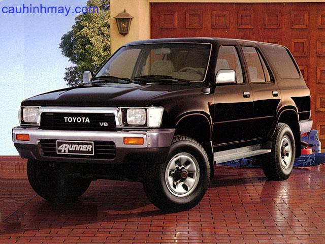 TOYOTA 4RUNNER 3.0 V6 1990 - cauhinhmay.com