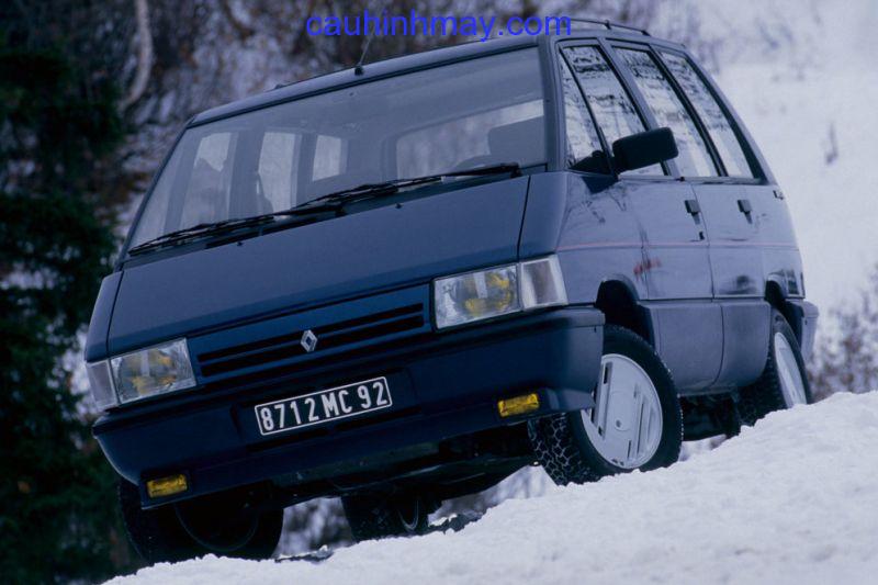 RENAULT ESPACE 2000-1 INJECTION 1988 - cauhinhmay.com