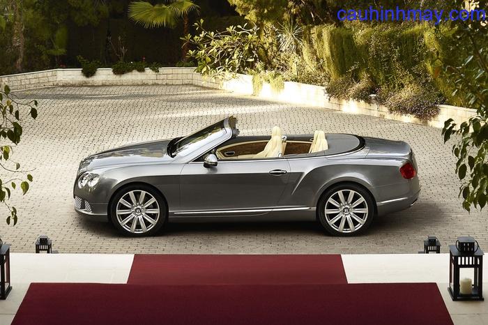 BENTLEY CONTINENTAL GT CONVERTIBLE W12 2012 - cauhinhmay.com