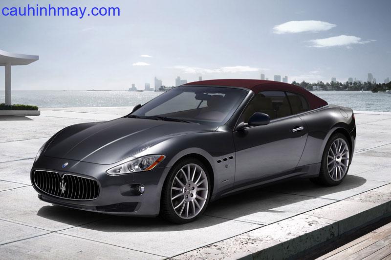 MASERATI GRANCABRIO SPORT 2018 - cauhinhmay.com