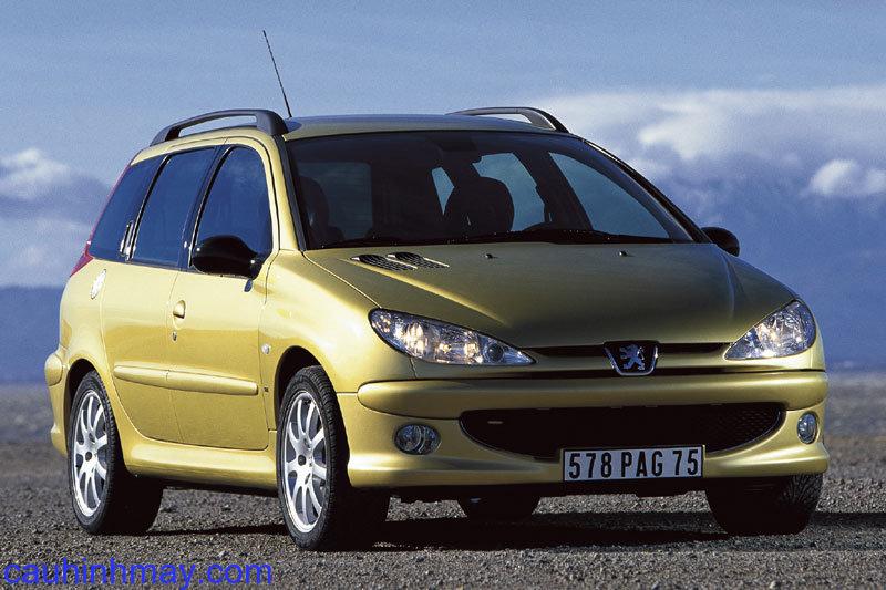 PEUGEOT 206 SW GRIFFE 1.6-16V HDIF 2002 - cauhinhmay.com
