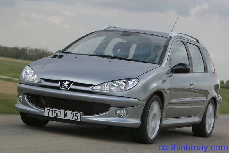 PEUGEOT 206 SW ONE-LINE 1.4 HDI 2002 - cauhinhmay.com
