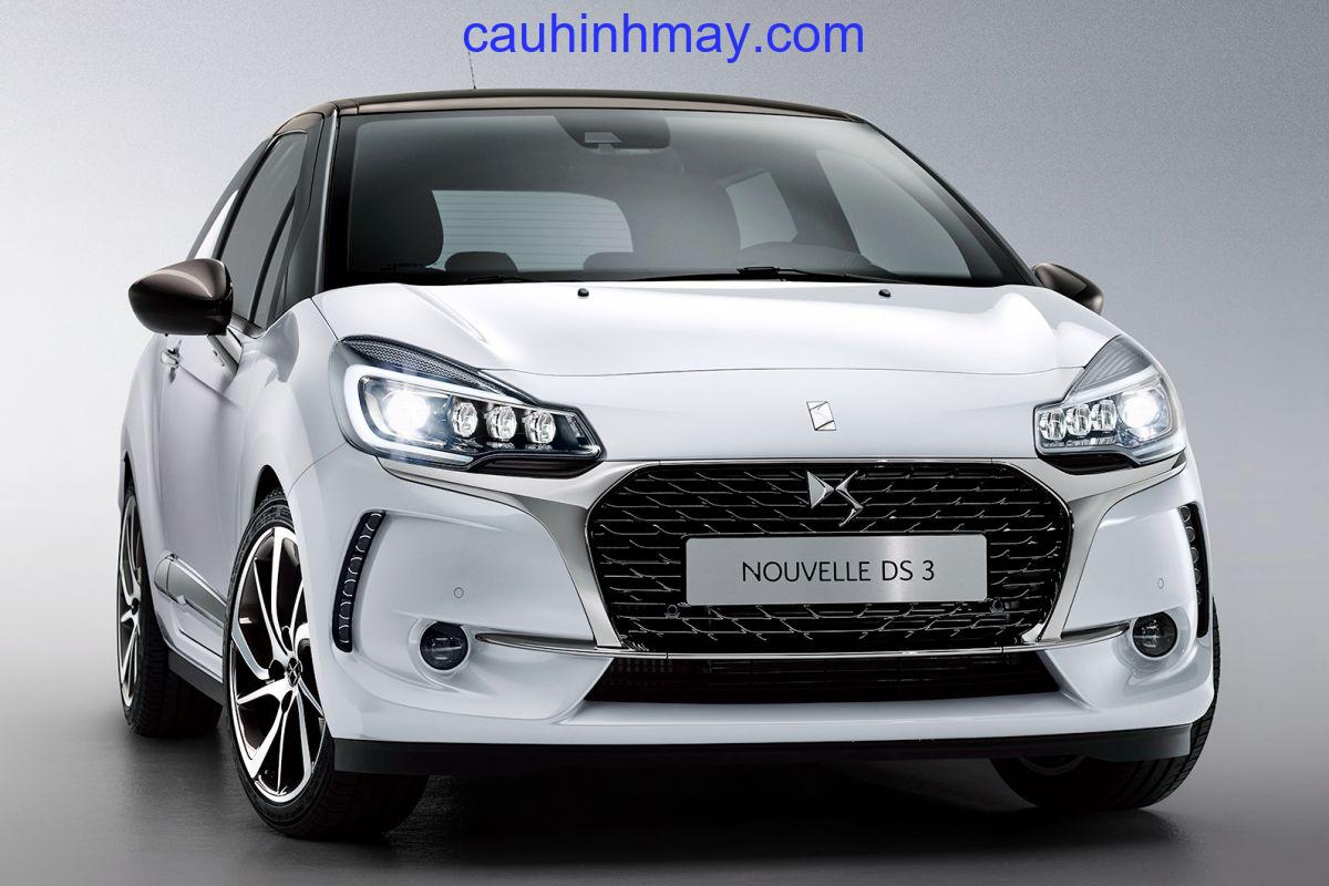 DS DS3 THP 208 PERFORMANCE BLACK SPECIAL 2016 - cauhinhmay.com