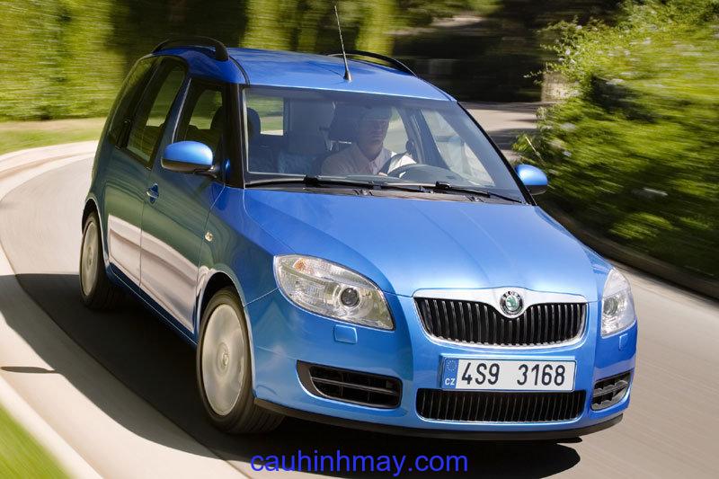 SKODA ROOMSTER 1.4 TDI 80HP SCOUT 2006 - cauhinhmay.com