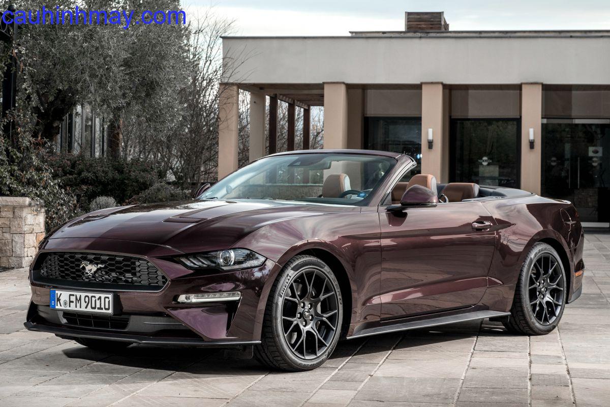 FORD MUSTANG CONVERTIBLE 2.3 ECOBOOST 2018 - cauhinhmay.com