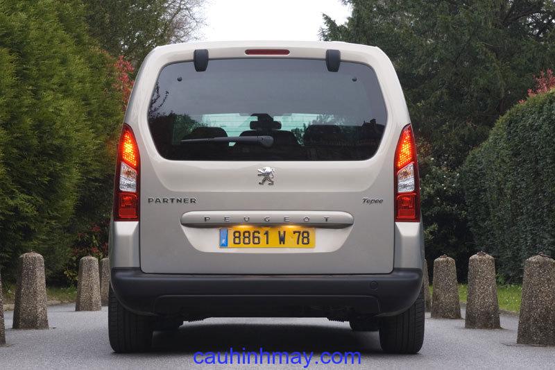 PEUGEOT PARTNER TEPEE OUTDOOR 1.6 HDI 112HP 2008 - cauhinhmay.com