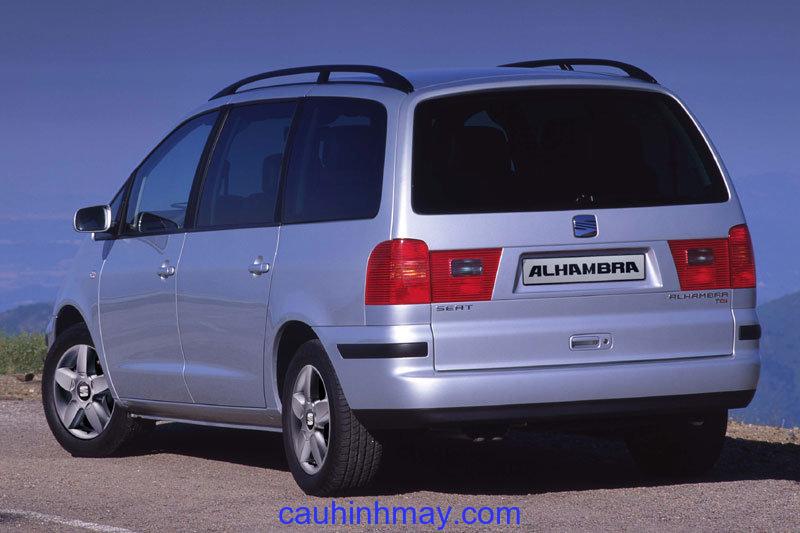 SEAT ALHAMBRA 1.9 TDI 115HP SIGNO 2000 - cauhinhmay.com