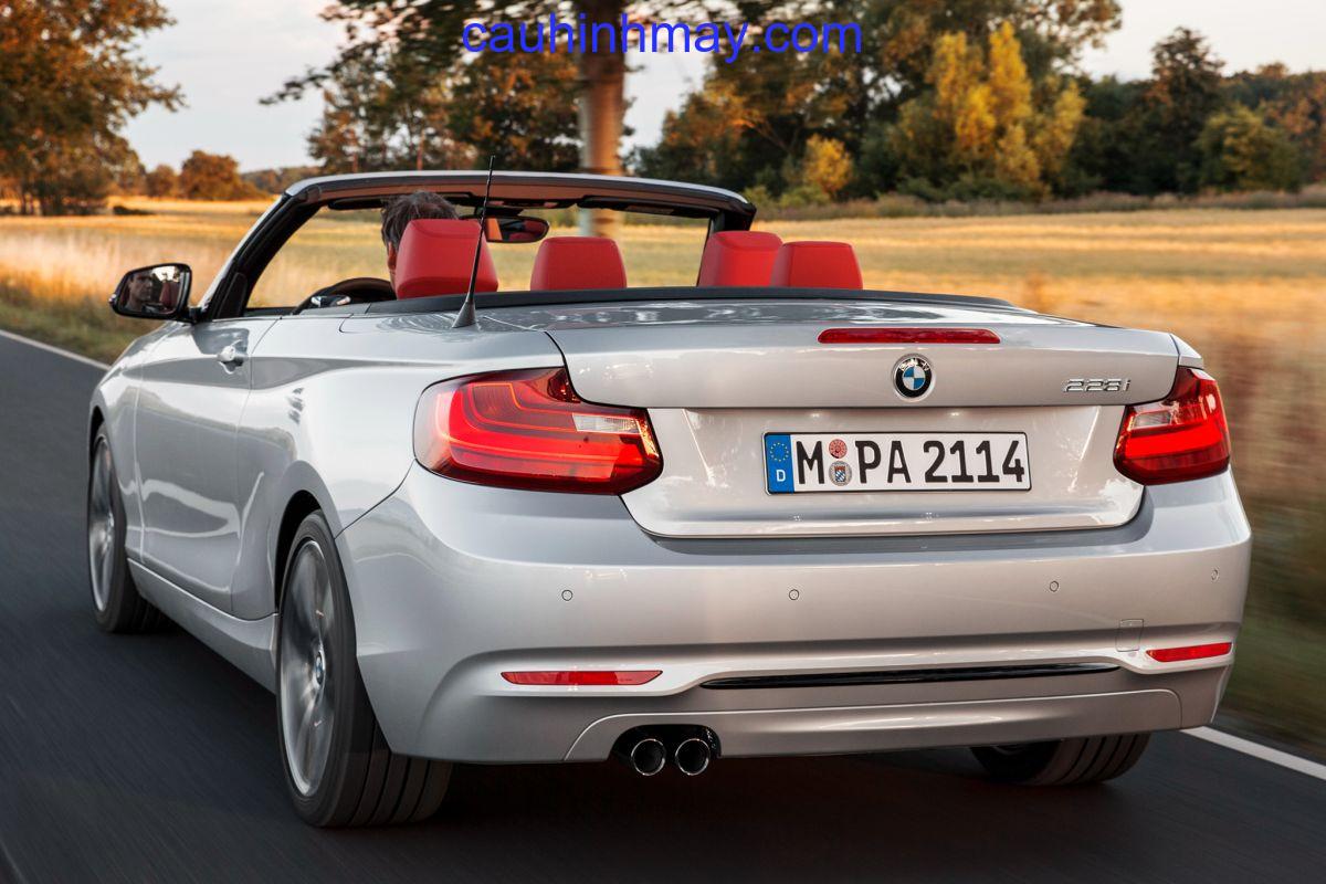 BMW 218D CABRIO CORPORATE LEASE 2015 - cauhinhmay.com