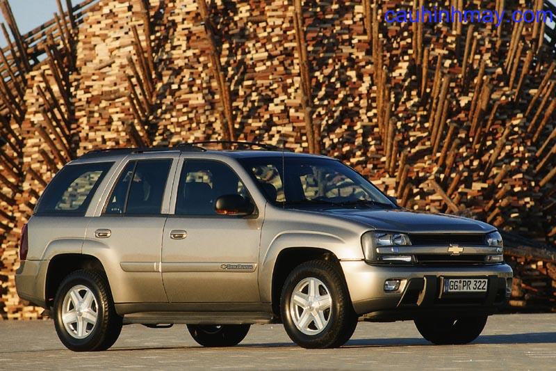 CHEVROLET TRAILBLAZER LT 2001 - cauhinhmay.com