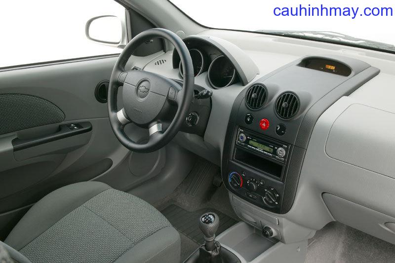 CHEVROLET KALOS 1.2 SPIRIT 2005 - cauhinhmay.com