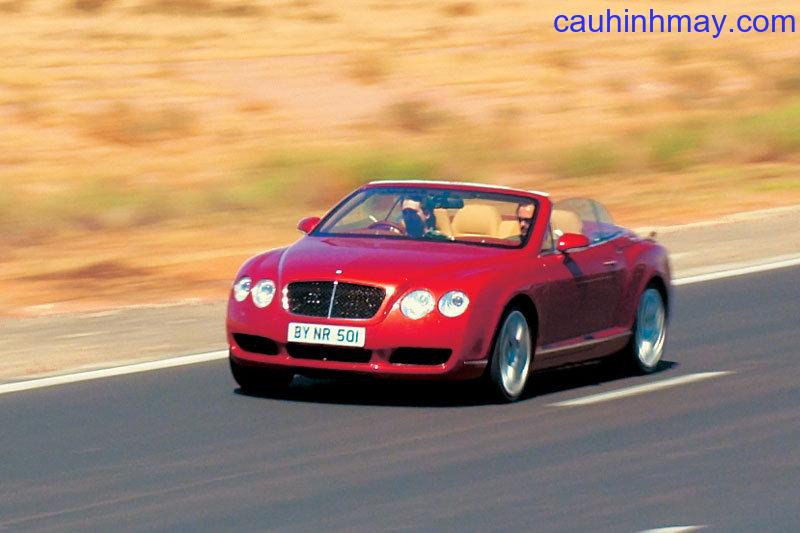 BENTLEY CONTINENTAL GTC SUPERSPORTS 2006 - cauhinhmay.com