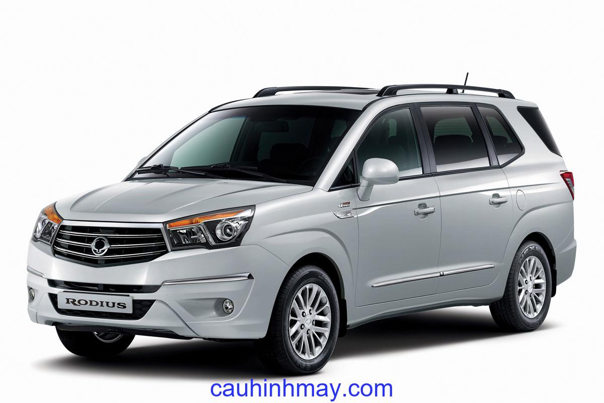 SSANGYONG RODIUS 2.0D 4WD TURISMO 2014 - cauhinhmay.com