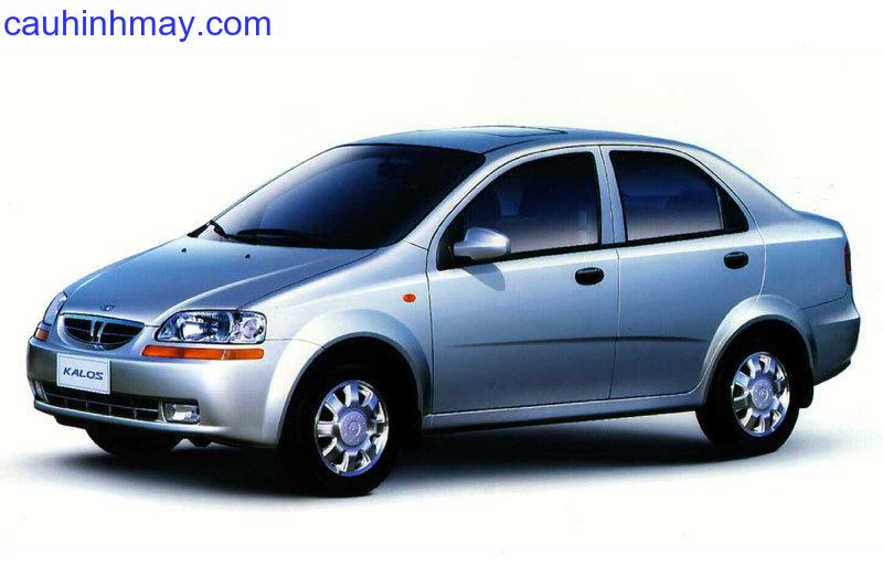 CHEVROLET KALOS 1.4 STYLE 2005 - cauhinhmay.com