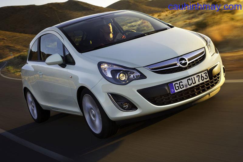 OPEL CORSA 1.4 START/STOP CONNECT EDITION 2011 - cauhinhmay.com
