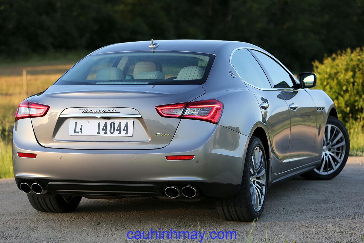 MASERATI GHIBLI S 3.0 V6 BI-TURBO 2013 - cauhinhmay.com