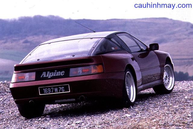 RENAULT ALPINE V6 TURBO 1985 - cauhinhmay.com