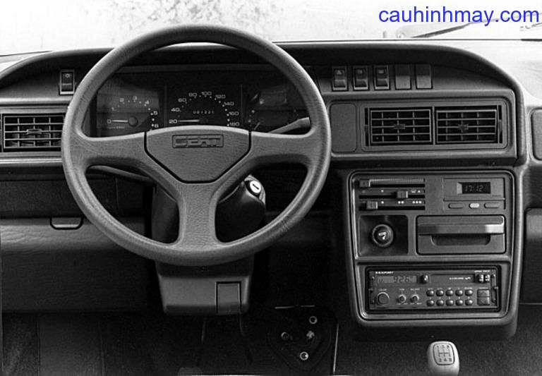 SEAT IBIZA 1.5I SX 1991 - cauhinhmay.com