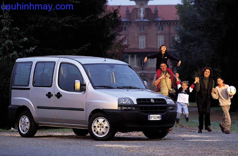 FIAT DOBLO 1.6 16V FAMILY 2001 - cauhinhmay.com