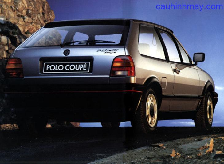 VOLKSWAGEN POLO GT G40 COUPE 1990 - cauhinhmay.com