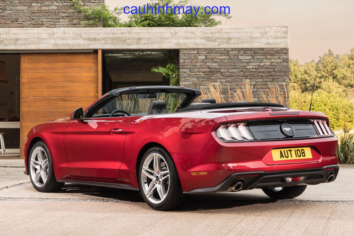 FORD MUSTANG CONVERTIBLE 2.3 ECOBOOST 2018 - cauhinhmay.com