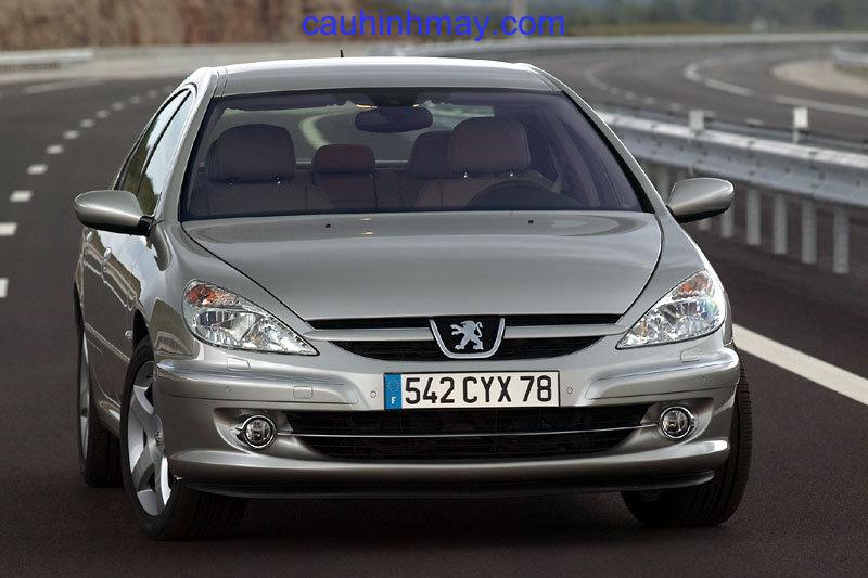 PEUGEOT 607 2.0 HDIF REFERENCE 2005 - cauhinhmay.com