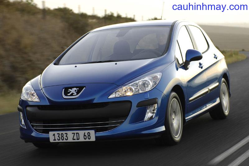 PEUGEOT 308 X-LINE 1.6 HDIF 90HP 2007 - cauhinhmay.com