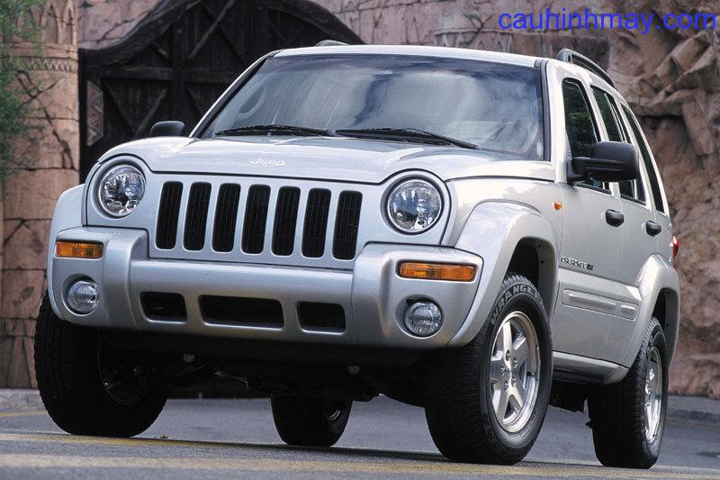 JEEP CHEROKEE 2.5 CRD LIMITED 2001 - cauhinhmay.com