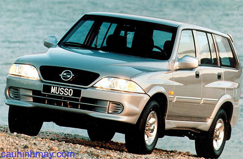 SSANGYONG MUSSO TDX 2.9 1998 - cauhinhmay.com