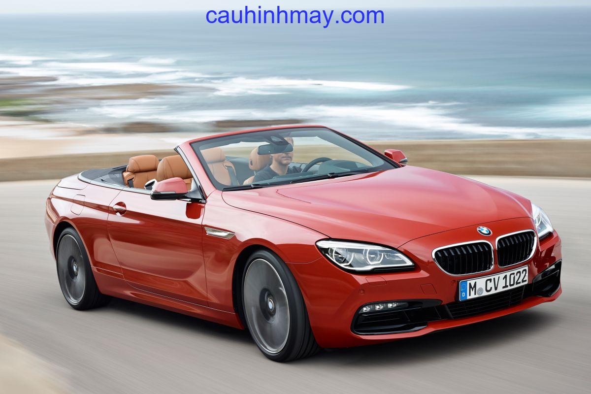 BMW 640I XDRIVE CABRIO HIGH EXECUTIVE 2015 - cauhinhmay.com