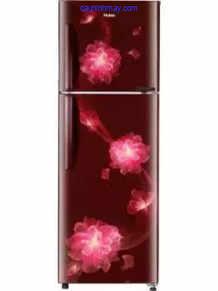 HAIER DOUBLE DOOR 285 LITRES 2 STAR REFRIGERATOR RED BLOSSOM HEF-25TRFF