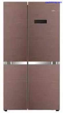 HAIER 560 L INVERTER FROST-FREE SIDE-BY-SIDE REFRIGERATOR HRF-619CG, CHOCOLATE GLASS)
